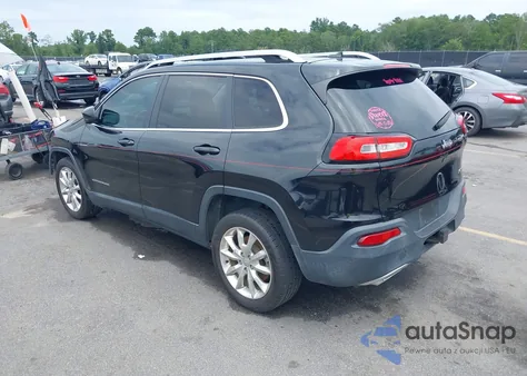2015 Jeep Cherokee Limited z USA, uszkodzony, nr VIN 1C4PJLDS3FW657308